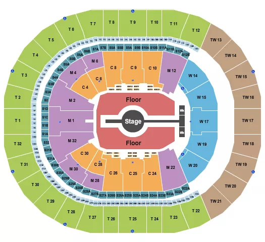 seating chart for Intuit Dome - Rod Wave - eventticketscenter.com