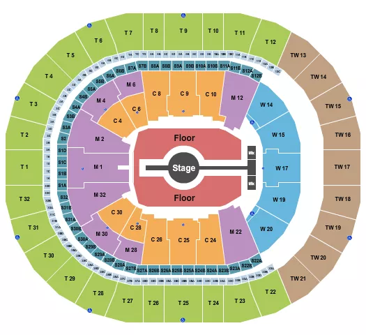 seating chart for Intuit Dome - Rod Wave - eventticketscenter.com