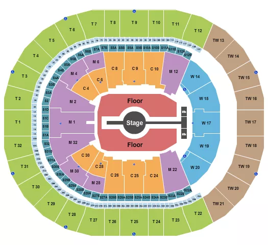 seating chart for Intuit Dome - Rod Wave - eventticketscenter.com