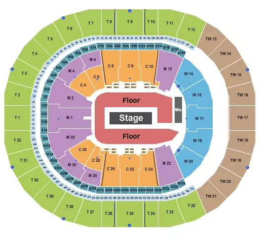 seating chart for Intuit Dome - Rod Wave - eventticketscenter.com
