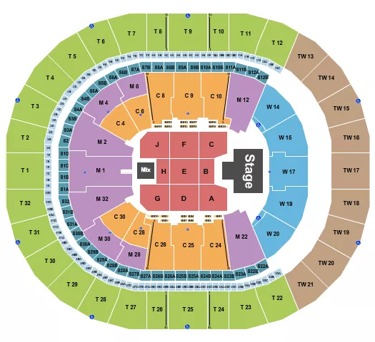 seating chart for Intuit Dome - Wild 'N Out - eventticketscenter.com