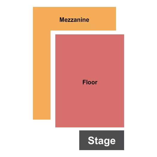 seating chart for Iron Horse Music Hall - MA - GA & Mezz - eventticketscenter.com