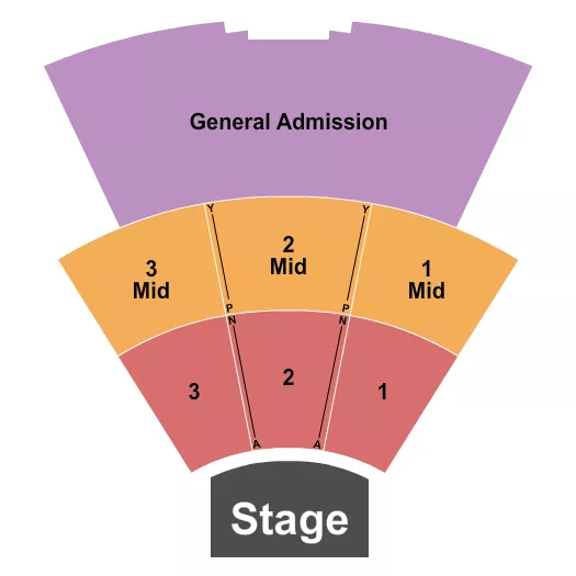 seating chart for Iroquois Amphitheater - Endstage GA - eventticketscenter.com