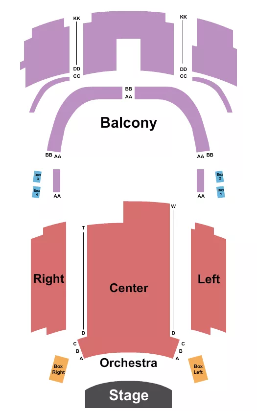 seating chart for Irving Oil Auditorium - Endstage - eventticketscenter.com