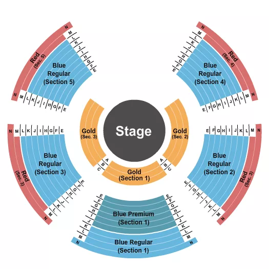 seating chart for The Empire Mall - Water Circus - eventticketscenter.com