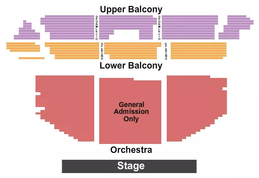 seating chart for State Theatre of Ithaca - Endstage GA Orchestra 2 - eventticketscenter.com