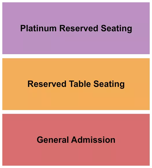 seating chart for Ivan'z House at Mozambique - GA/Reserved Table/Platinum - eventticketscenter.com