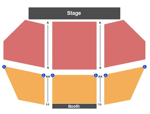 End Stage Seating Map