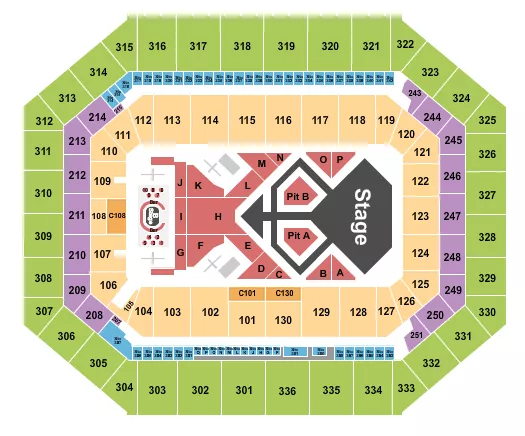 seating chart for JMA Wireless Dome - Usher - eventticketscenter.com
