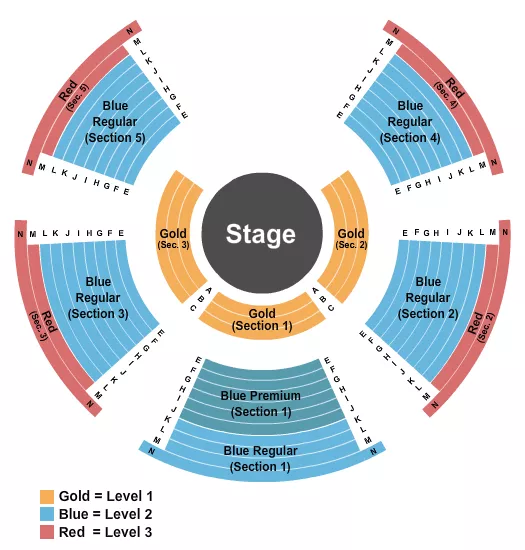 seating chart for J.S. Bridwell Agricultural Center - Cirque Italia: Water Circus - 2 - eventticketscenter.com