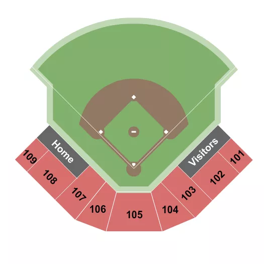 seating chart for Jack Cook Field - Baseball - eventticketscenter.com
