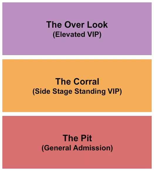seating chart for Jacks Backstage - Pit/VIP - eventticketscenter.com