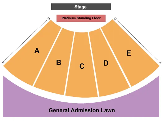 seating chart for Jackson County Fairground - OR - End Stage - eventticketscenter.com