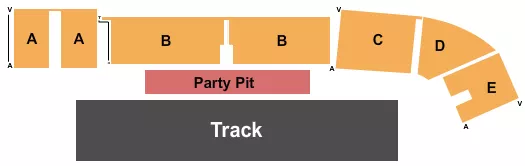 seating chart for Jackson County Fairgrounds - Iowa - Endstage Party Pit - eventticketscenter.com