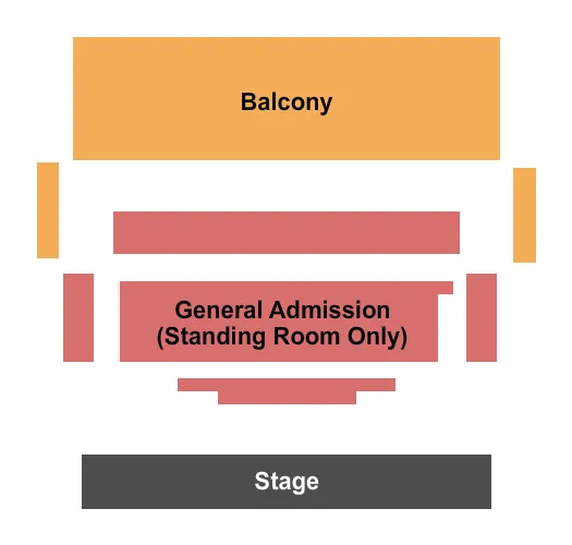 seating chart for Center Theater At Jackson Hole Center For The Arts - Endstage GA Floor - eventticketscenter.com