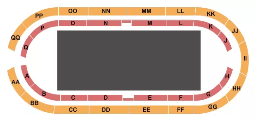 seating chart for Jacksonville Equestrian Center - Rodeo 2 - eventticketscenter.com