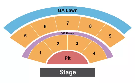 seating chart for Jacksonville Fairgrounds Amphitheater - Endstage Pit - eventticketscenter.com