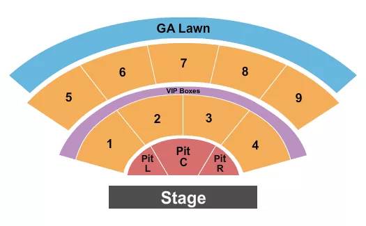 seating chart for Jacksonville Fairgrounds Amphitheater - Endstage RSV - eventticketscenter.com