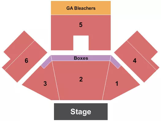 seating chart for Jacobs Pavilion - Endstage GA 3 - eventticketscenter.com