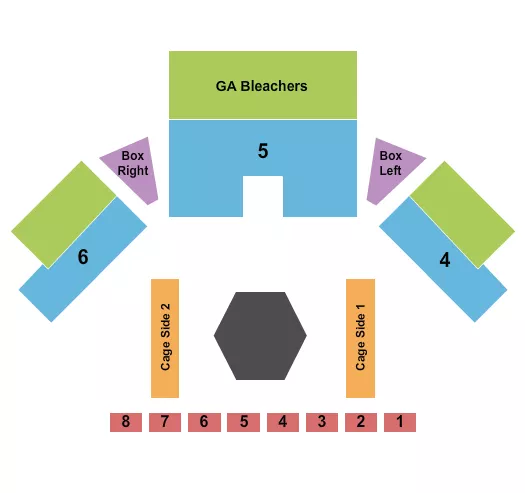seating chart for Jacobs Pavilion - MMA - eventticketscenter.com