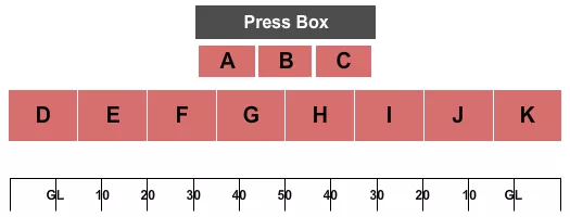 seating chart for James F. Moore Stadium - DCI - eventticketscenter.com