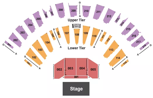 seating chart for James L Knight Center - Endstage - eventticketscenter.com