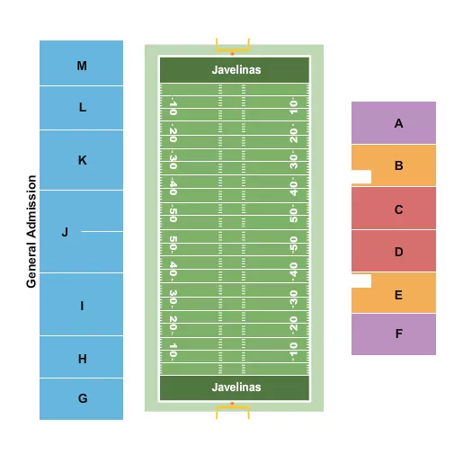 Football Seating Map