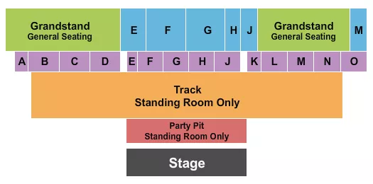 seating chart for Jay County Fairgrounds - Endstage 4 - eventticketscenter.com