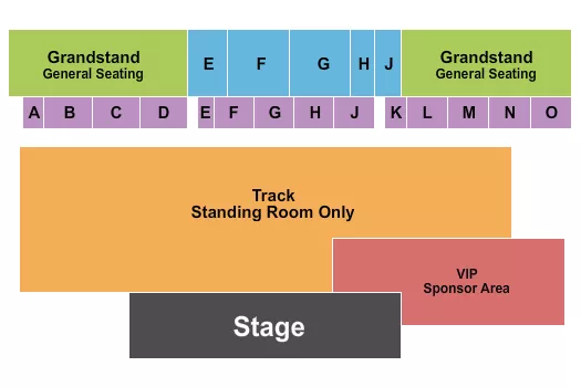 seating chart for Jay County Fairgrounds - Endstage 5 - eventticketscenter.com