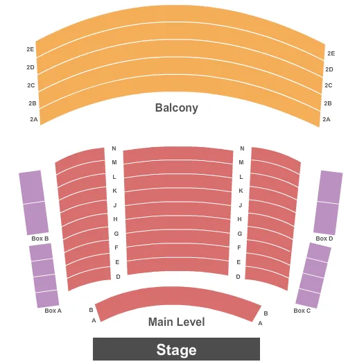 seating chart for Jeanne Wagner Theatre At Rose Wagner PAC - End Stage - eventticketscenter.com