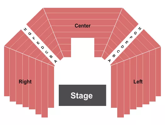seating chart for Joan H. Gillings Center For Dramatic Arts - Center Stage - eventticketscenter.com