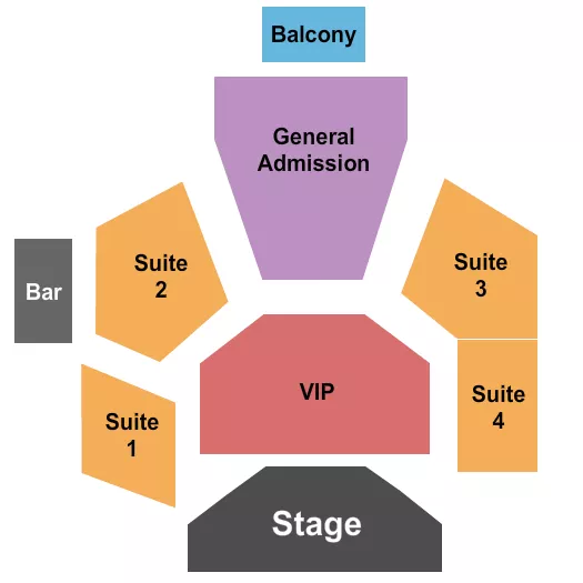 seating chart for Joe's Live - Endstage GA/VIP - eventticketscenter.com