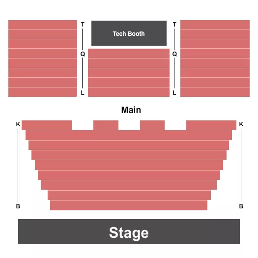 seating chart for John Edson Anglin Performing Arts Center - End Stage - eventticketscenter.com