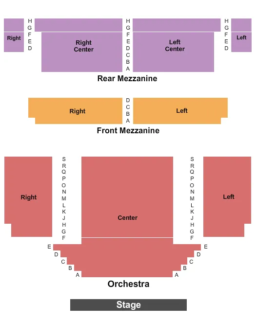 seating chart for John Golden Theatre - Endstage - eventticketscenter.com