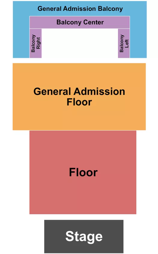 seating chart for John, James and Clara Knight Stage - Endstage RSV w/ GA Floor - eventticketscenter.com