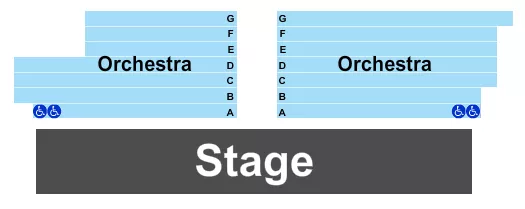 seating chart for Johnson County Arts And Heritage Center - Endstage - eventticketscenter.com