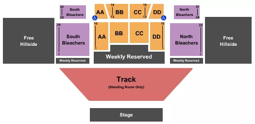 seating chart for Great Jones County Fair - Endstage GA 2 - eventticketscenter.com