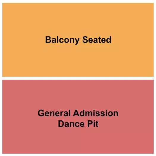 seating chart for Journey Downtown Theater - GA Dance Pit/Balcony - eventticketscenter.com