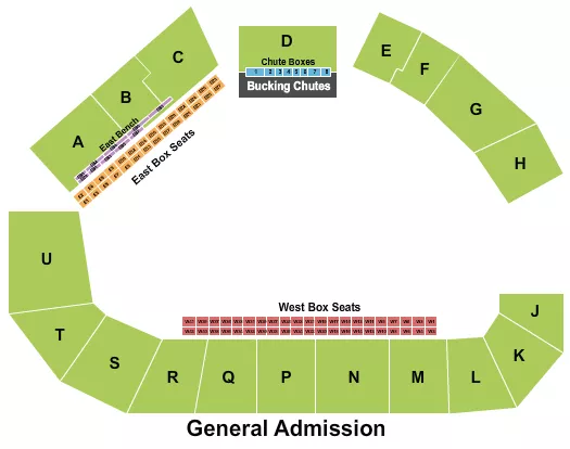 seating chart for Juab County Fairgrounds - Rodeo 3 - eventticketscenter.com