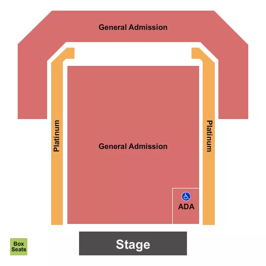 seating chart for KEMBA Live! - Endstage GA- Platinum 2 - eventticketscenter.com