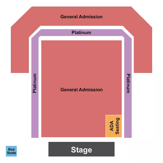 seating chart for KEMBA Live! - Endstage GA- Platinum 3 - eventticketscenter.com
