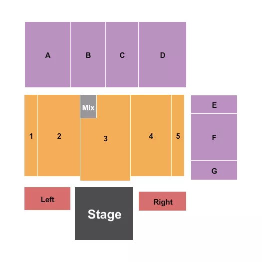 seating chart for Kaiser Permanente Arena - Endstage - eventticketscenter.com