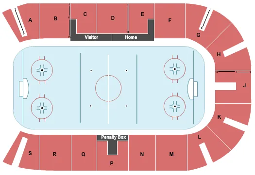 Hockey Seating Map