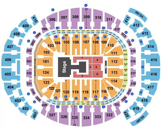 seating chart for Kaseya Center - Aespa - eventticketscenter.com