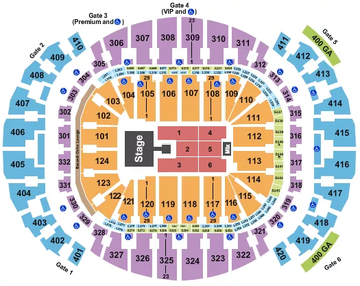 seating chart for Kaseya Center - Brandy - eventticketscenter.com