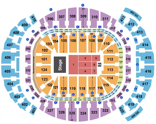 Seating Maps  American Airlines Center