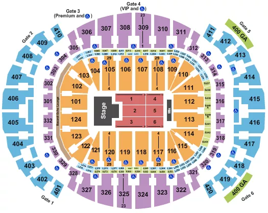 seating chart for Kaseya Center - Omar Courtz - eventticketscenter.com