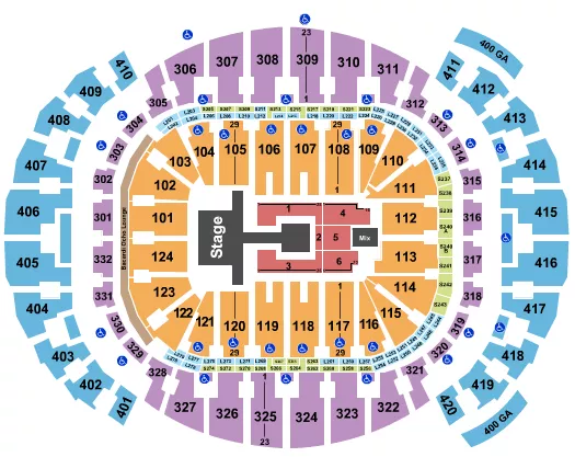 seating chart for Kaseya Center - Young Miko - eventticketscenter.com