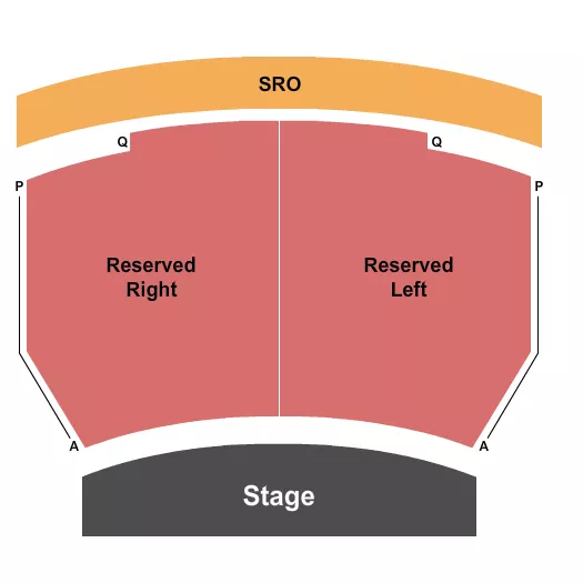 seating chart for Kauai Community College Performing Arts Center - Endstage with SRO - eventticketscenter.com