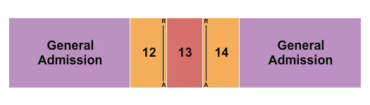 seating chart for Kehres Stadium - DCI - eventticketscenter.com